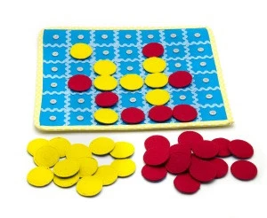 Felt  Connect Four Educational travel toy/activity busy board  for toddler