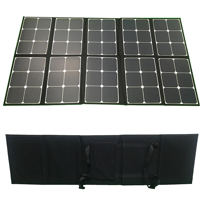 Foldable 200w sunpower solar panel for travel