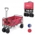 Import Foldable Folding Trolley Hand Cart Folding Beach Wagon Outdoor Garden Trolley SUITABLE FOR ALL TERRAIN from China