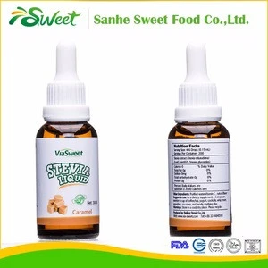 Food additives wholesale 30ml/50ml stevia liquid/drops natural concentrated liquid food flavoring