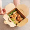 Food grade fast food packaging, Kraft paper fried chicken paper boxes