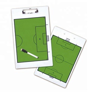 Football Coaching Aluminium Alloy Board Magnetic Magnet coach clipboard with clip