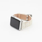 For Glitter Apple Watch Leather Watch Band 38mm 42 mm