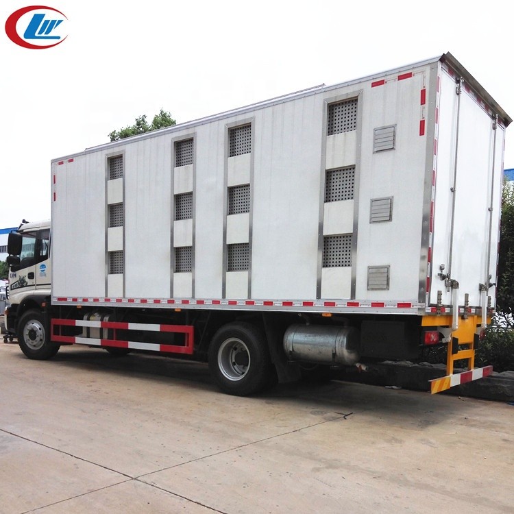 Foton 4x2 10ton animal transport trucks with insulation body
