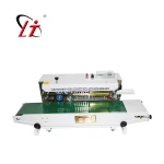 FR-900W Automatic continuous plastic bag heat sealer sealing machine for aluminum foil plastic bag