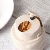 Free Sample Wheat Straw Automatic Egg Toothpick Holder