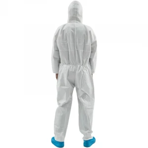 Free samples Disposable Hooded Safety Clothing Suits Non woven Coveralls