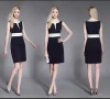 Free Samples Hot Selling Ladies Casual Dress With Invisible Back Zipper In Cotton Elegant Women Dress