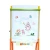 Import free standing double sided kids magnetic writing board and wood easel chalkboard with paper roll  and accessories from China