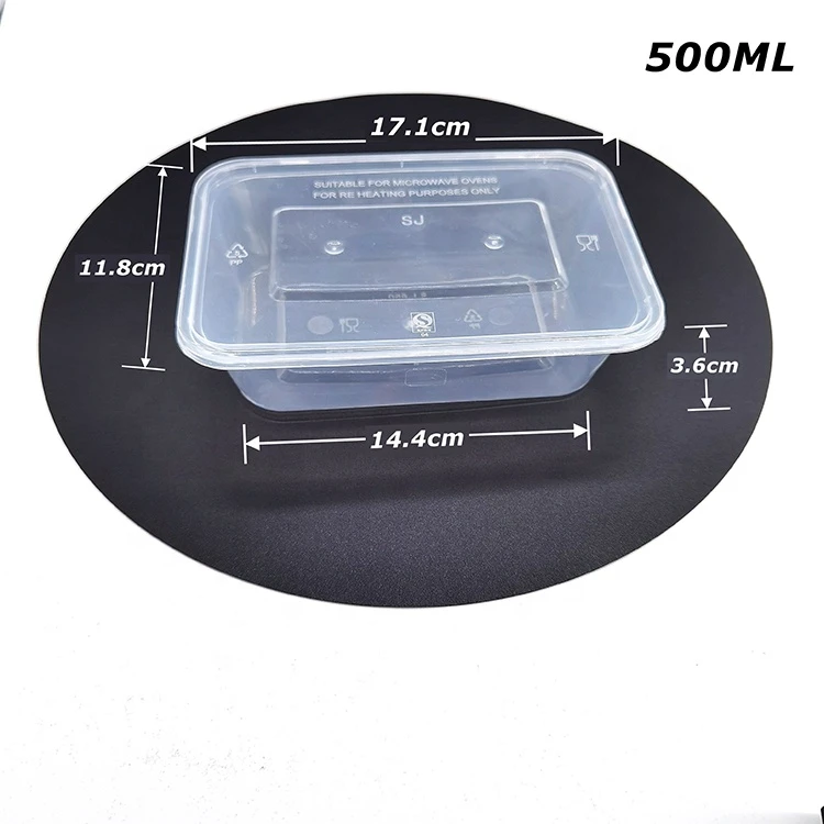 Fruit packaging disposable plastic lunch boxes transparent disposable plastic food container