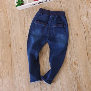 FS0117A 2018 wholesale new style children jeans boys pants