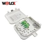 FTTH Fiber Optical Box with 8 16 splitter with adaptor Fiber Optic Distribution Box
