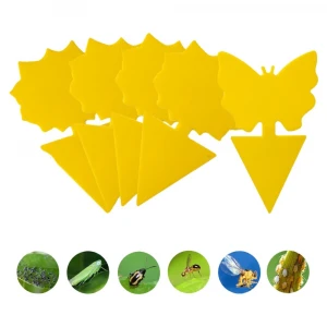 Fungus Gnats Insect Dual Sided Catcher Plant For Aphids Strong Glue Non Toxic Sticky Traps Yellow Pest Control Garden Fruit Fly