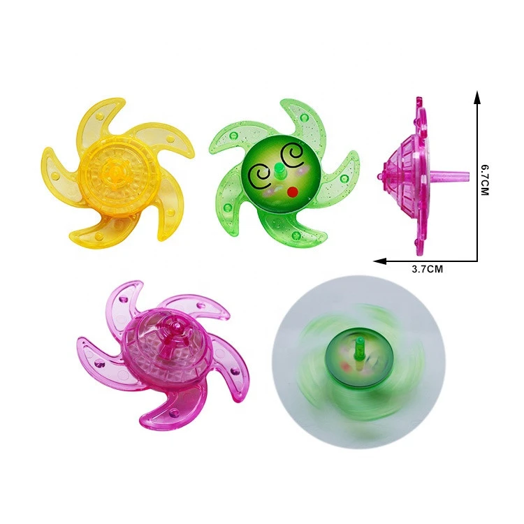 Funny Toys Plastic Gyro Spinning Top Kids Toys for 75mm Capsule