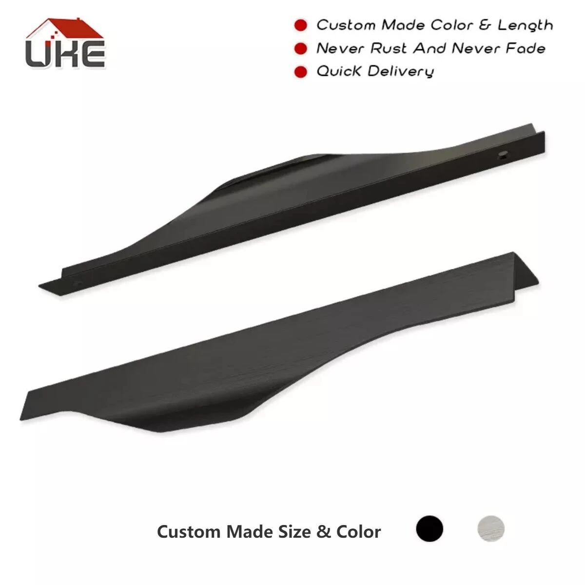 Furniture handles profiles cabinet door edge banding handles