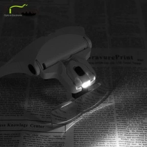 FW-9892B2C New Two Ways Interchangeable USB Chargeable Head Magnifying Glass Lamp for Hand Ware Tools