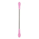 FY 1pc Pink Spring Facial Hair Remover 19.2cm Stainless steel Epilator Stick Beauty Care Face Skin Smooth Hair Remove Tool