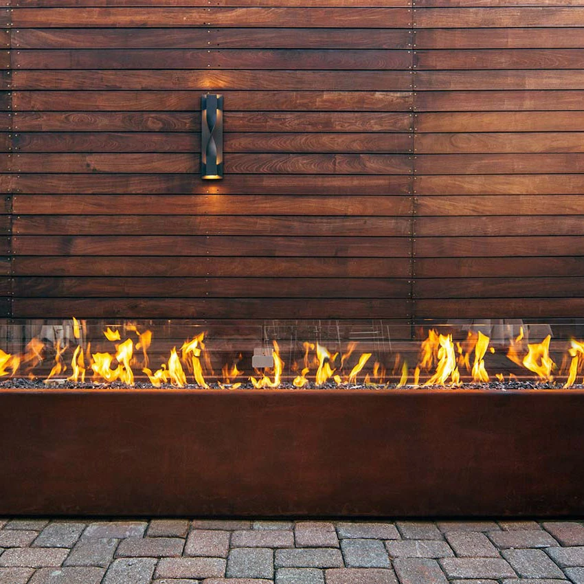 Garden Exterior Decorative Safe Heat-resistant Corten Steel Fireplace