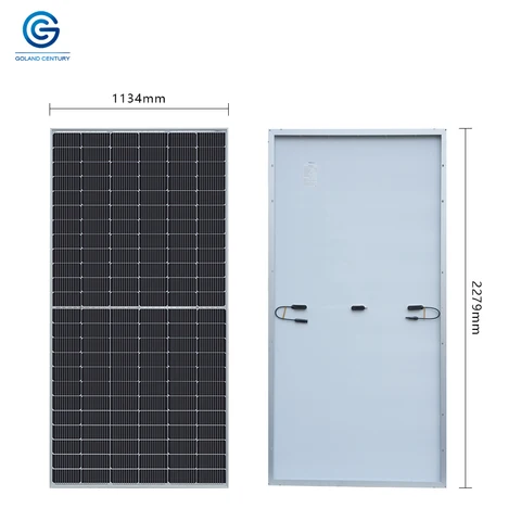 Buy Gcsoar All Black 182mm 156 Cells 450w 550w Watt Half Cut Mono Solar ...