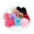 Import Girls Flower Fabric Hair bows Korean Multi-layer Three-dimensional Charming Big Rose Elastic Hair Bands Rubber Hair Ties from China