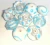 Import Glass Beads for Bracelet / Handmade Glass Beads / Disc shaped beads from India