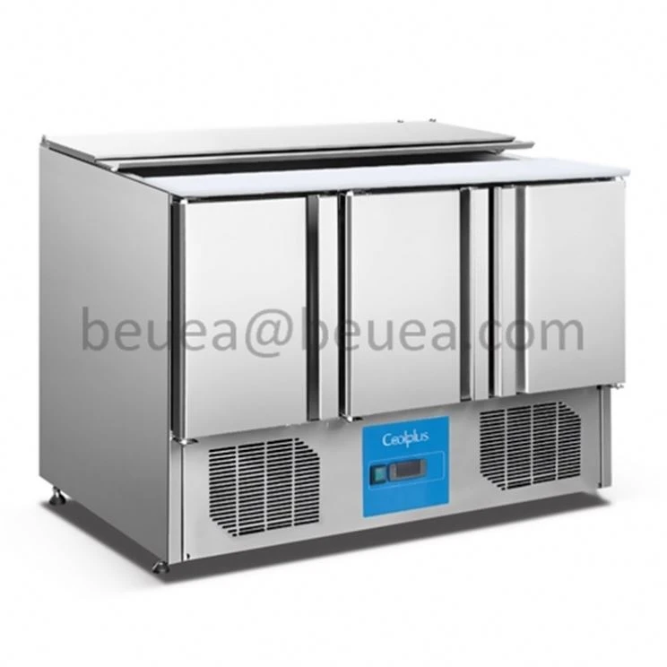 GN Size Saladette Refrigerator 3 Doors With S.S lid