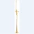 Import gold lacquer bb c key post horn harald trumpet from China