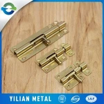 Golden Supplier furniture Hardware Garage Door Slide Bolt Tower Bolt