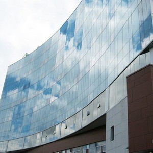 Good quality glass curtain wall price for buildings