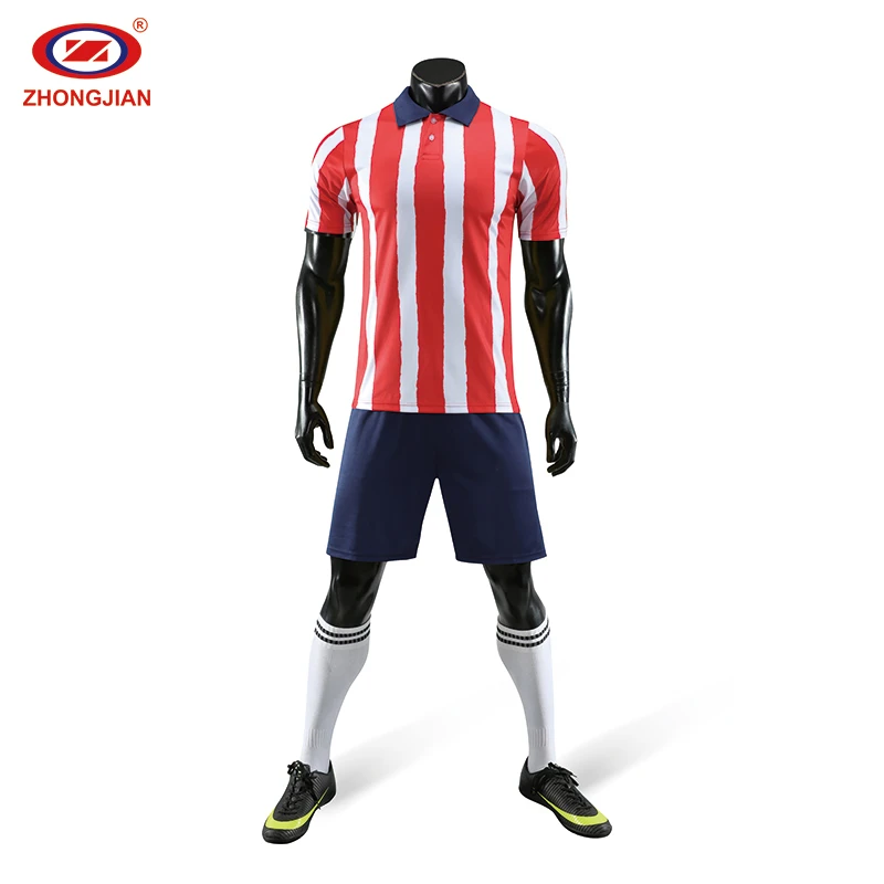 Good Quality Soccer Sport Uniform Set Custom Club Team Football Jersey
