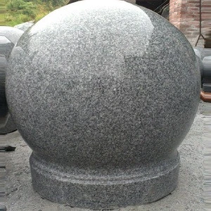Granite ball designs rotating water fountain in stone garden products