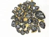 Gray Mixed Shape Crystal Sew on Rhinestone 50pcs/bag Glass Flatback Rhinestone with Golden Claw for  DIY Wedding Dress