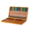 GSF  Professional 72-pcs Wooden Box  Pencil Art Set ,for Students Tenngers aadults