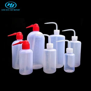 HAIJU Lab 150ml 250ml 500ml 1000ml Chemistry Graduated Plastic Wash Bottle