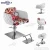 Import Hairdressing beauty barbershop antique salon equipment and furniture hair chairs metal barber chair from China