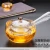 Import Hand Made Heat Resistant Borosilicate Glass Teapot Set from China