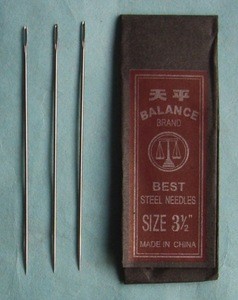 Hand Sewing Needles No. 3-1/2&quot;