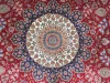 Handmade Hand Knotted Iranian Persian Kashan Silk Carpet