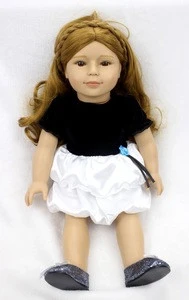 Handmade vinyl model american girl doll Wholesale 18 inch American doll factory