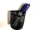 Import hanging wall black office organizer Stationery supplies magnet metal pen holder from China