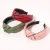 Import HB0356 Fashion Hairband Women Leather Headband Zipper Hair Band Adult Hair Accessories 2021 Hair Hoop from China