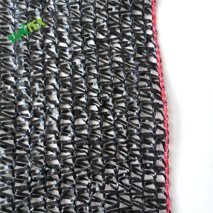 HDPE Agricultural Sun Shade mesh Custom shade cloth panels , 90gsm black greenhouse net cover fabric 8*50m