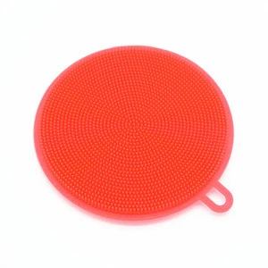 Healeanlo food grade silicone dish wash brush cleaning tool different types of sponges cleaner
