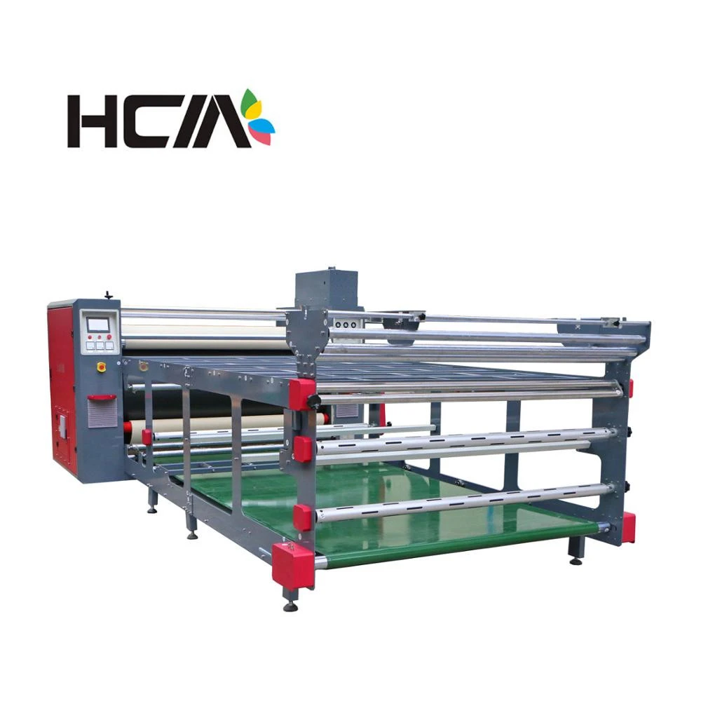 Heat transfer machines roll large textile apparel printing wide fabric banners wide format heat press