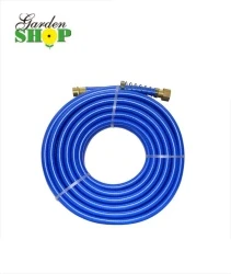 Heavy-Duty 5/8" 50 ft Water Hose With Metal Coupling Hose
