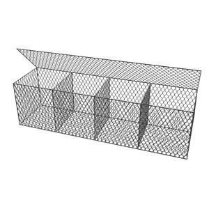 Heavy galvanized gabion box  used for River bank protection usage life 50 to 120 years