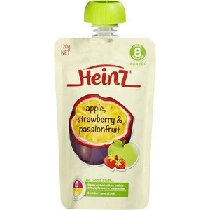 Heinz Smooth Mango &amp; Vanilla Custard Pouch 120g from 8 months baby food