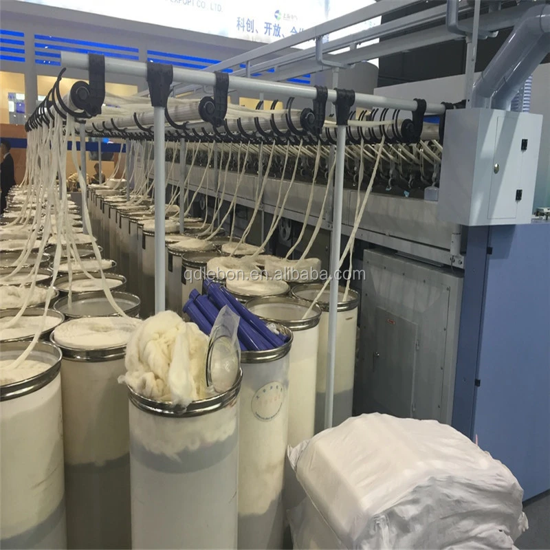 High Capacity Fully Automatic Textile Ring Spinning Machine Production Line For Spinning Cotton Yarn