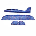 High elasticity non-toxic  hand throwing toy model hang glider foam plane for kids