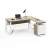 Import High End Mdf Wooden 1600 mm Ceo Office Executive Table With Side Cabinet from China